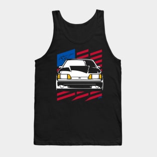 Foxbody Ford Mustang GT US Flag Tank Top